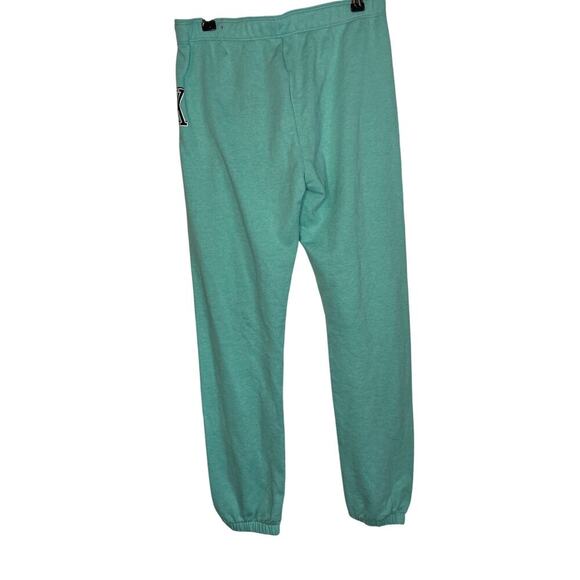 PINK Victoria's Secret Teal Lightweight Jogger Sweat Pants Women's Size Small - Picture 2 of 6